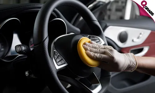 Car Interior Leather Cleaning OR Side/Middle Sticker Designs!